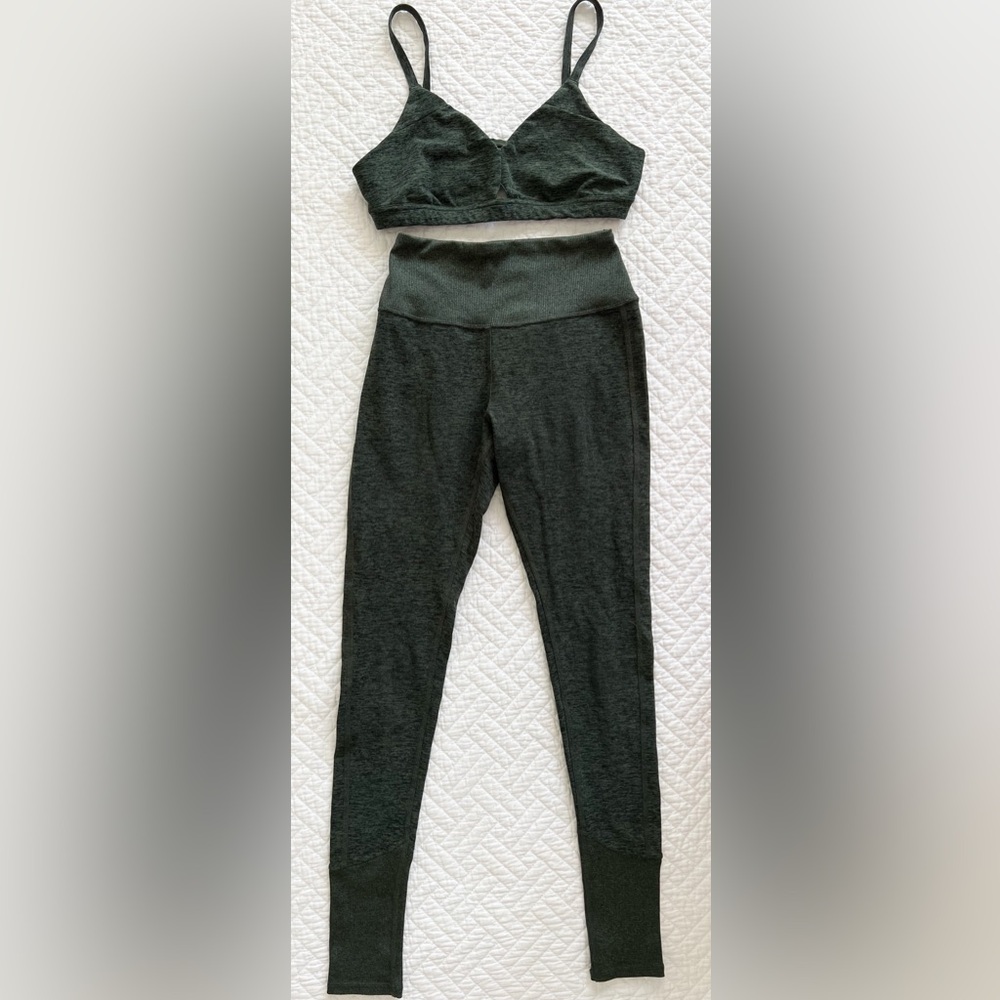 Alo Alosoft Lounge bra and legging set